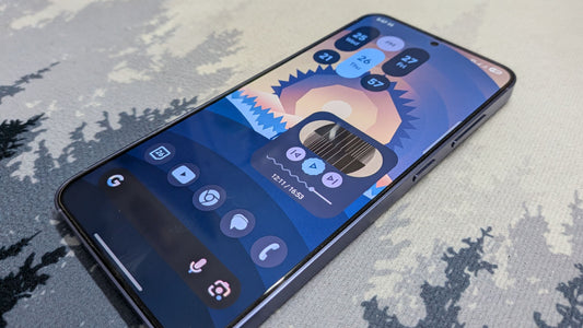 Android phone with Google Pixel interface