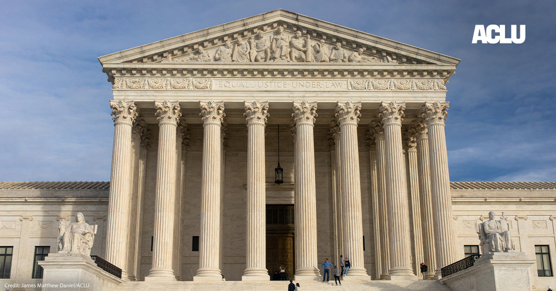 U.S. Supreme Court building with a gavel foregrounded, symbolizing high‑profile legal battles.