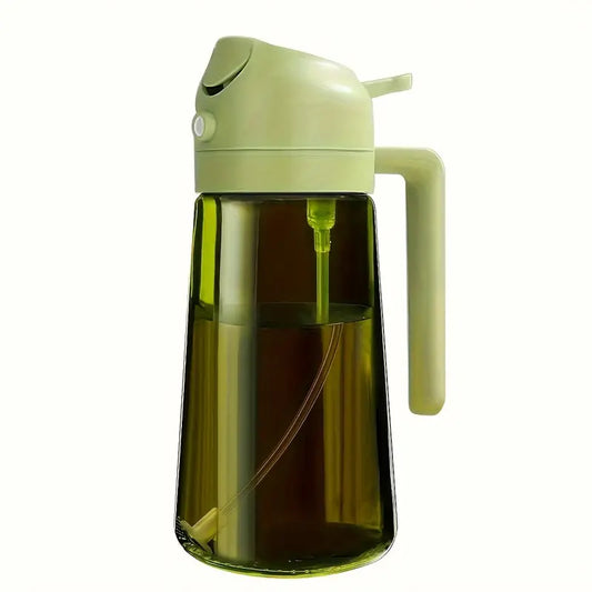 Dual-Purpose Pressurized Oil Sprayer | Large Capacity Leak-Proof Pouring and Spray Bottle for Home Use, BBQ Spray Canister by Anti Spier