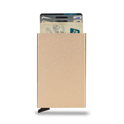 Anti-Magnetic Aluminum RFID Card Holder Wallet by Anti Spier