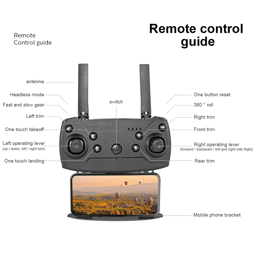 Drones Quadcopter 5G 4K GPS Drone X Pro with HD Dual Camera WiFi FPV Foldable RC by Anti Spier