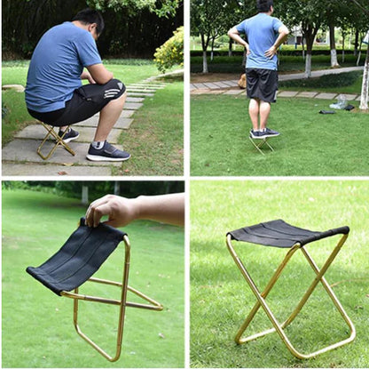 Outdoor Folding Chair - 7075 Aluminum Fishing Stool by Anti Spier