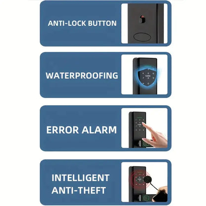 Smart Fingerprint Password Lock for Wooden Doors by Anti Spier