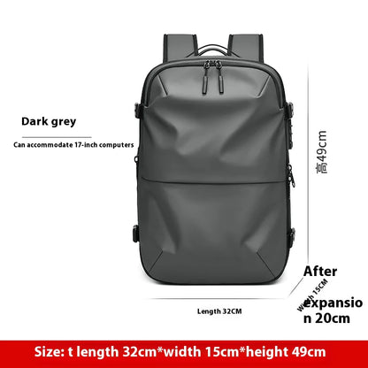 Men's Expansion Backpack Dry Wet Separation by Anti Spier