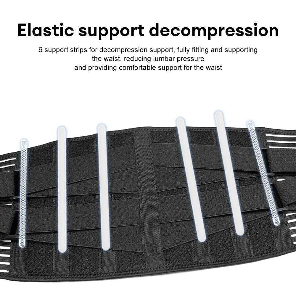 Adjustable Lower Back Brace Lumbar Support Waist Belt For Men Women Pain Relief by Anti Spier