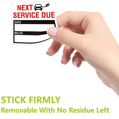 300 Oil Change Service Reminder Stickers Clear Window Lite Sticker Pack 2"x2" US by Anti Spier