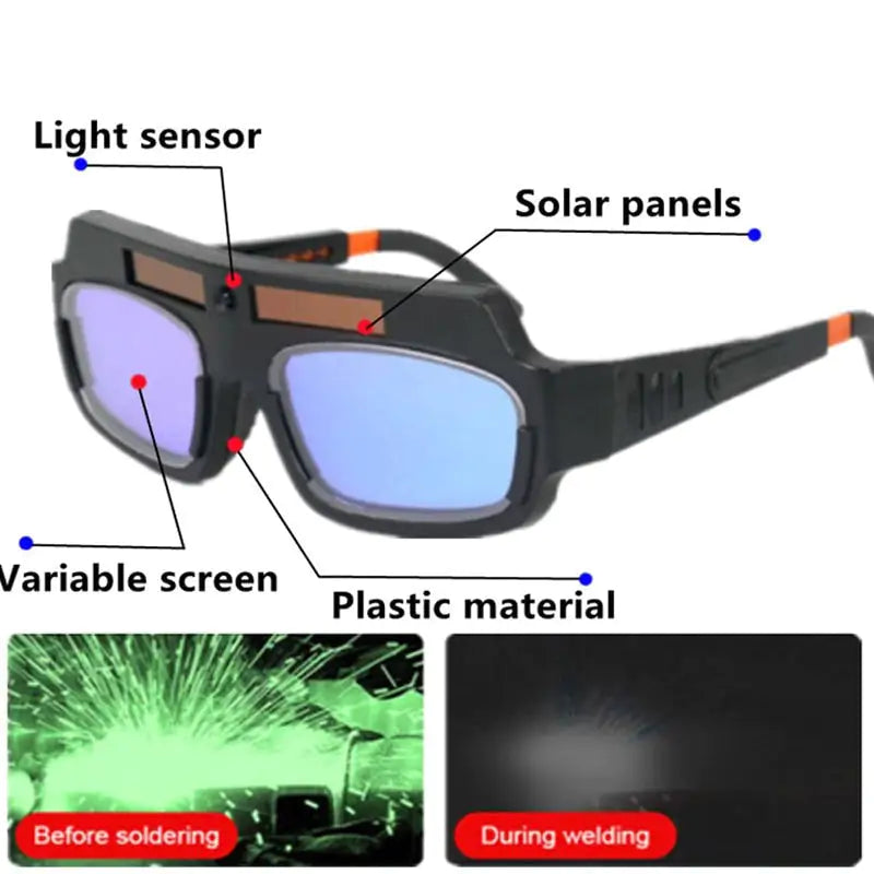 Griffin's Welding School™ Auto-Darkening Anti-Glare Goggles by Anti Spier