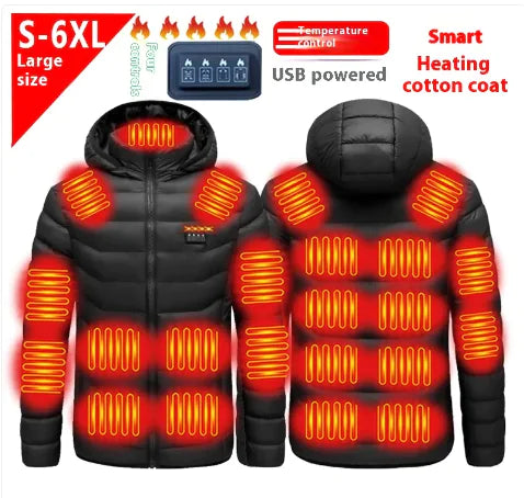 Men's 21 Heating Cotton-padded Jackets by Anti Spier