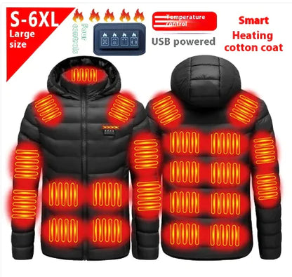 Men's 21 Heating Cotton-padded Jackets by Anti Spier