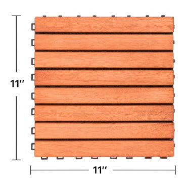 Wooden Interlocking Deck Tiles by Anti Spier