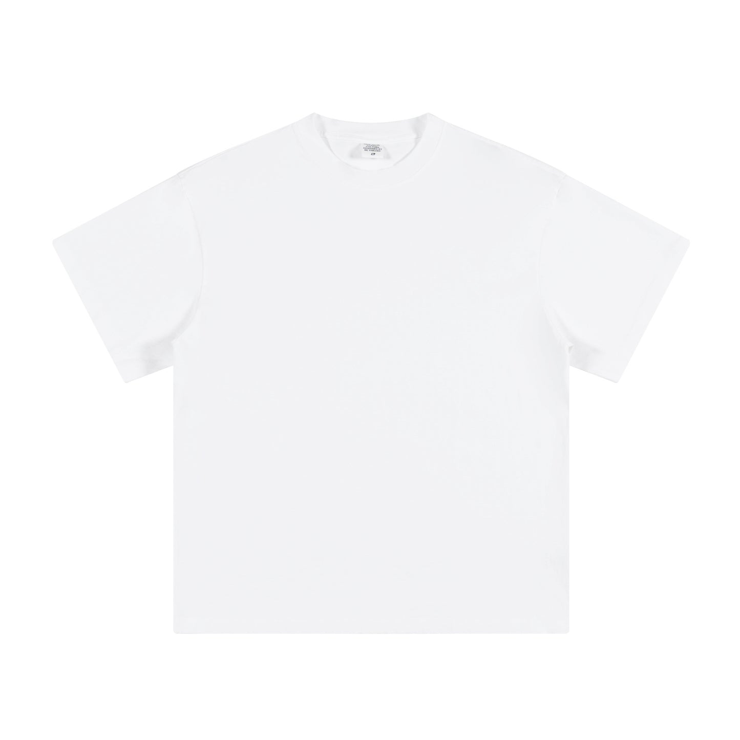 Men's summer American youth fashion brand heavy all neckline cotton short sleeve loose trend T-shirt men by Hypersku