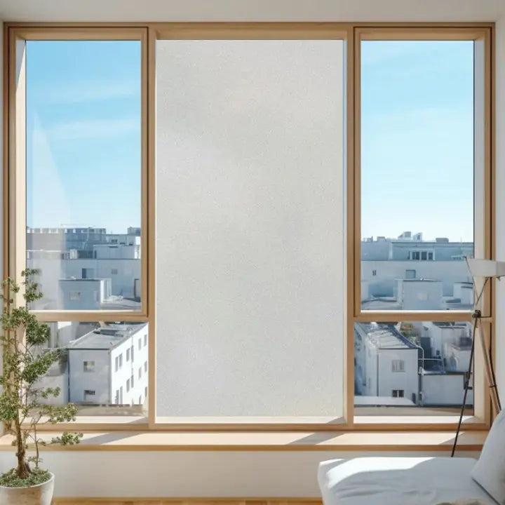 Static Cling Window Film - Frosted 3D Decorative Vinyl by Anti Spier