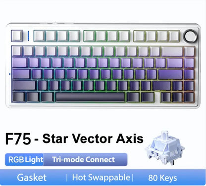 Wireless Three-Mode Bluetooth Mechanical Keyboard by Anti Spier