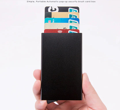Mens RFID Blocking Slim Money Clip Carbon Fiber Wallet ID Credit Card Holder New by Anti Spier