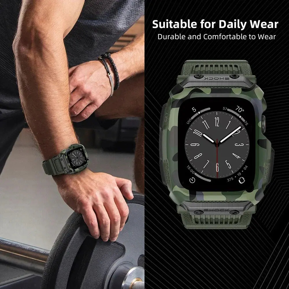 Sport Case And Strap Watch by Anti Spier