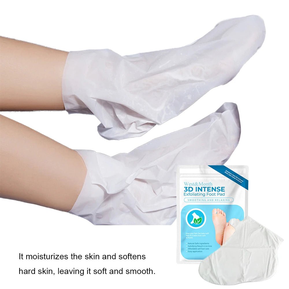 1 Pair Exfoliating Moisture Feet Mask Pedicure Cuticles Peel Off Dead Skin Remover Foot Care by Anti Spier