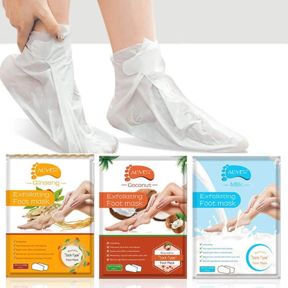 1 Pair Exfoliating Moisture Feet Mask Pedicure Cuticles Peel Off Dead Skin Remover Foot Care by Anti Spier
