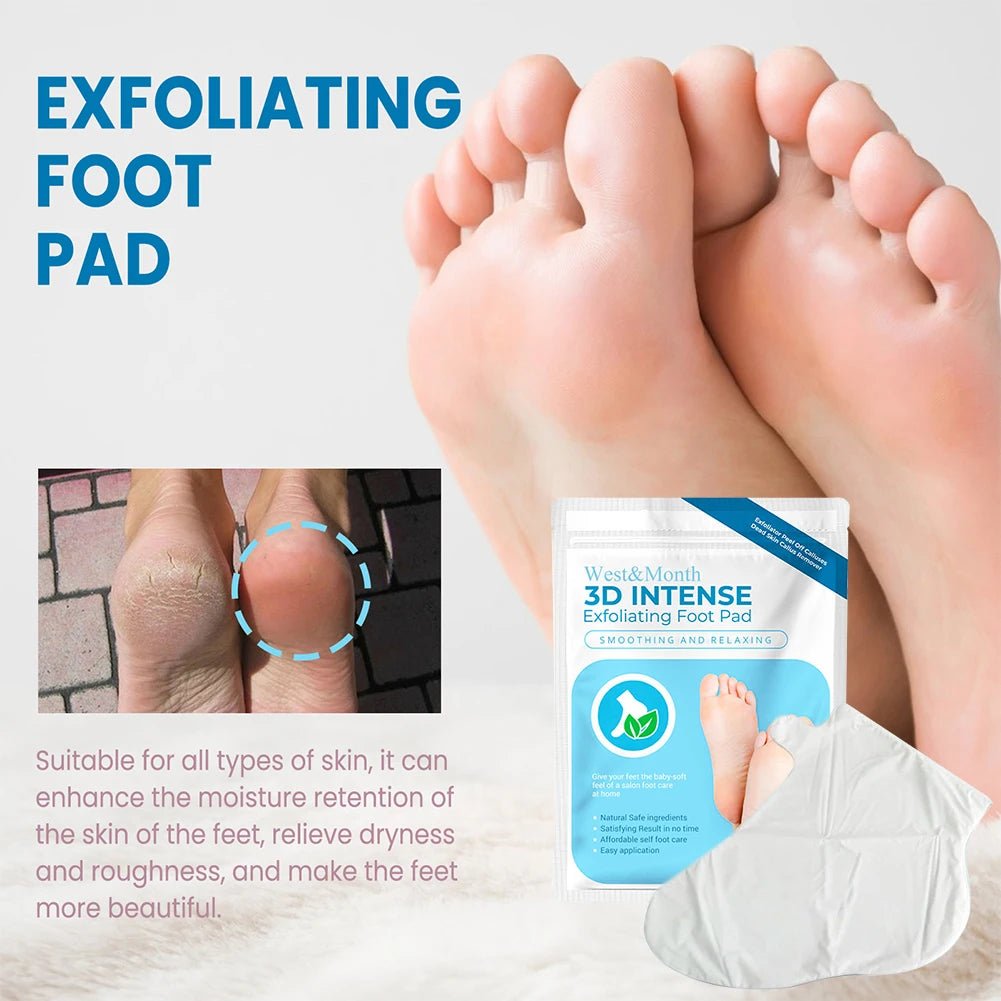 1 Pair Exfoliating Moisture Feet Mask Pedicure Cuticles Peel Off Dead Skin Remover Foot Care by Anti Spier