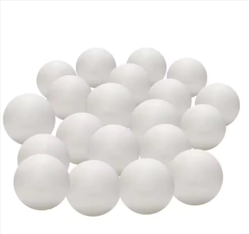 100 Durable Table Tennis Training Balls - Perfect for Pong Games and Creative Projects by Anti Spier