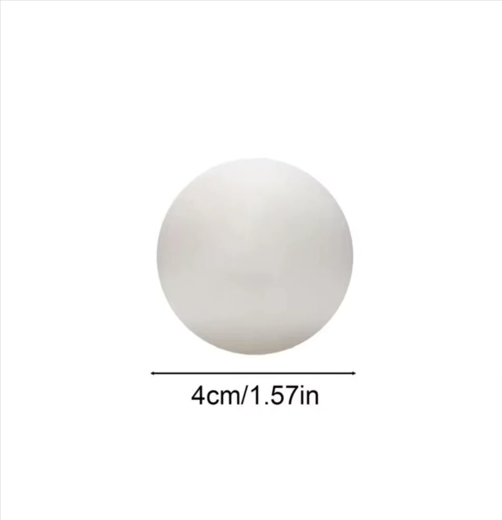 100 Durable Table Tennis Training Balls - Perfect for Pong Games and Creative Projects by Anti Spier