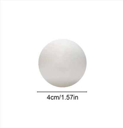 100 Durable Table Tennis Training Balls - Perfect for Pong Games and Creative Projects by Anti Spier