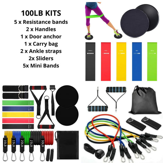 100LB Fitness Band Set by Anti Spier