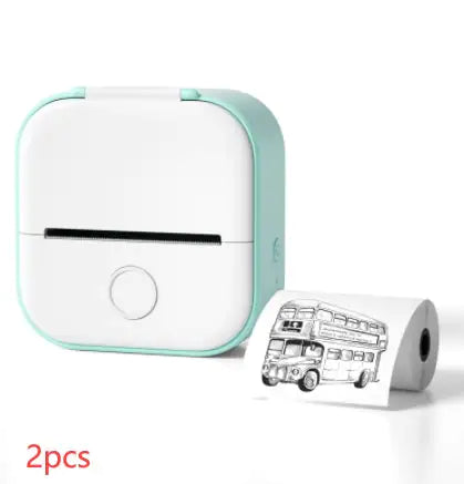 Portable Mini Thermal Label Printer Home Photo Printer Student Wrong Question Printer Bluetooth Mini Label Printer Price Tag by Anti Spier