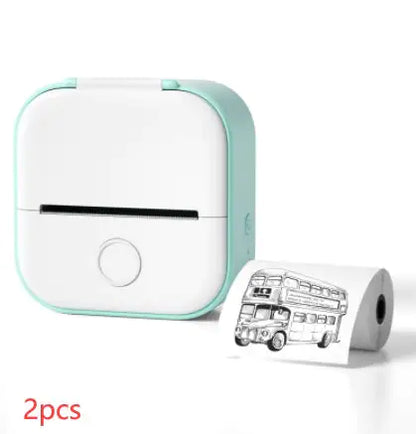 Portable Mini Thermal Label Printer Home Photo Printer Student Wrong Question Printer Bluetooth Mini Label Printer Price Tag by Anti Spier