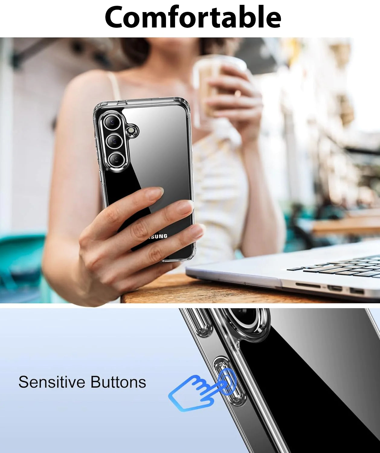 For Samsung Galaxy S24 Ultra Plus Shockproof Case & Screen Protector & Camera US by Anti Spier