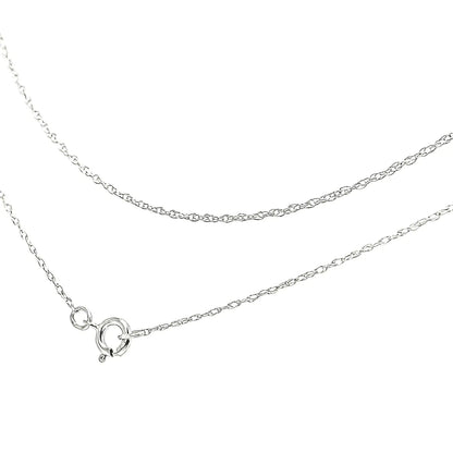 10K Gold 0.5 mm Slender & Dainty Fine Rope Chain Necklace by Anti Spier