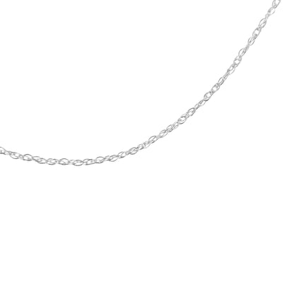 10K Gold 0.5 mm Slender & Dainty Fine Rope Chain Necklace by Anti Spier