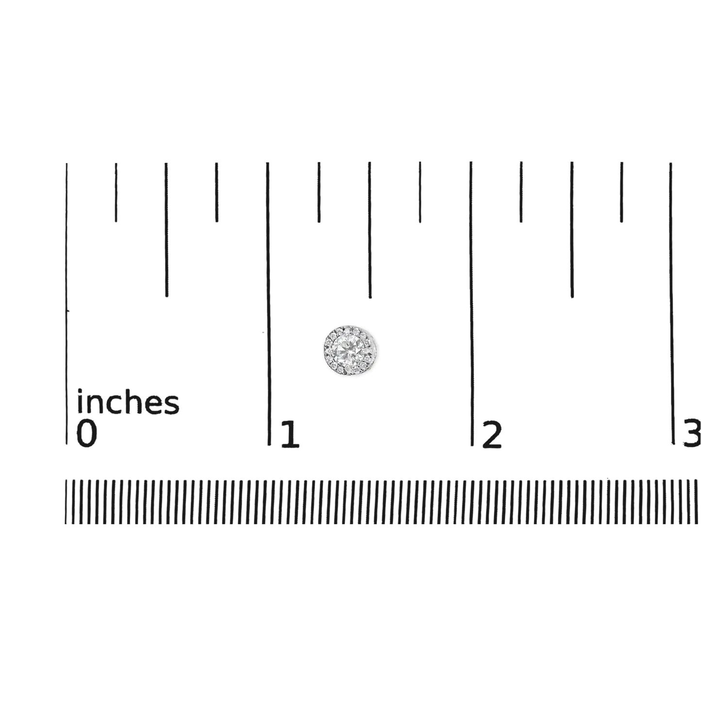 10K White Gold 1.00 Cttw Diamond Hidden Halo Stud Earring (H-I Color, I1-I2 Clarity) by Anti Spier