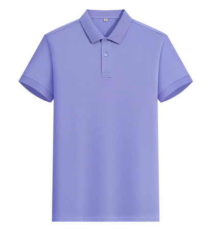 200g Island cotton polo shirt, cotton , cashmere texture, silk luster, moisture-wicking, anti-wrinkle, wear-resistant, short-sleeved by Hypersku