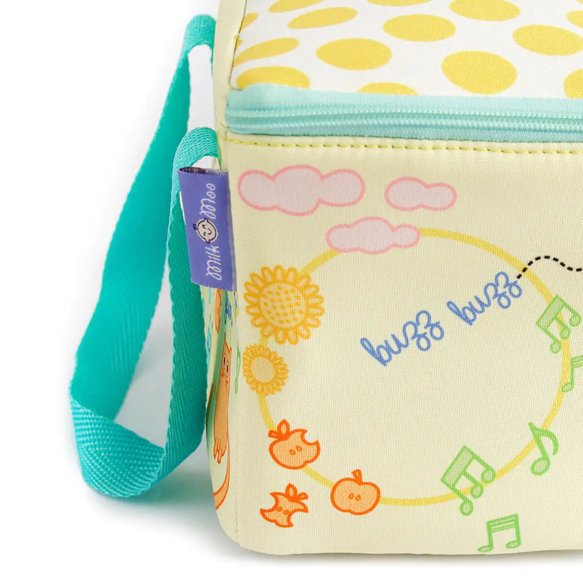 Milk&Moo Insulated Lunch Box For Kids, Yellow by Anti Spier