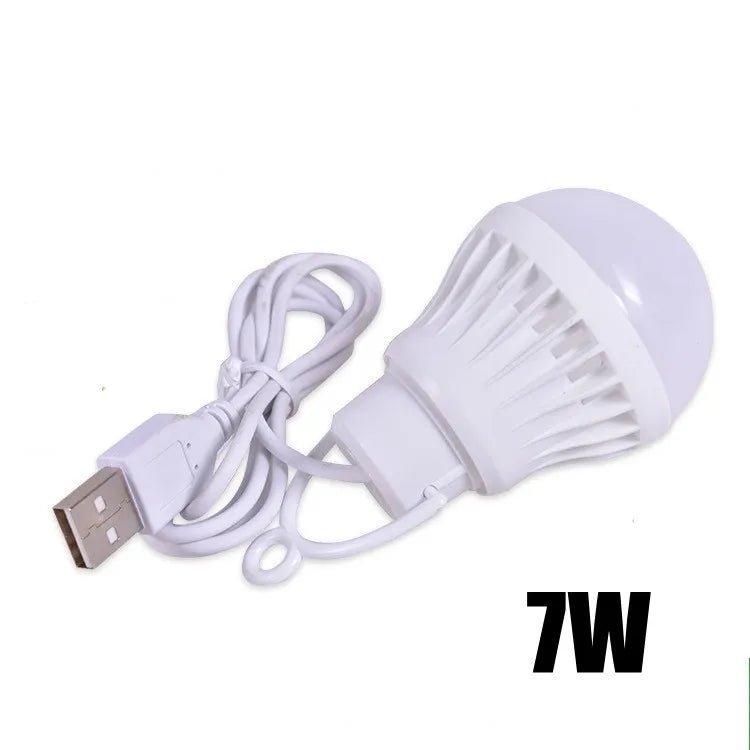 1/2pc 3W/5W/7W Usb Bulb Light Portable Lamp Led for Hiking Camping Tent Travel Work with Notebook Christmas for Home by Anti Spier