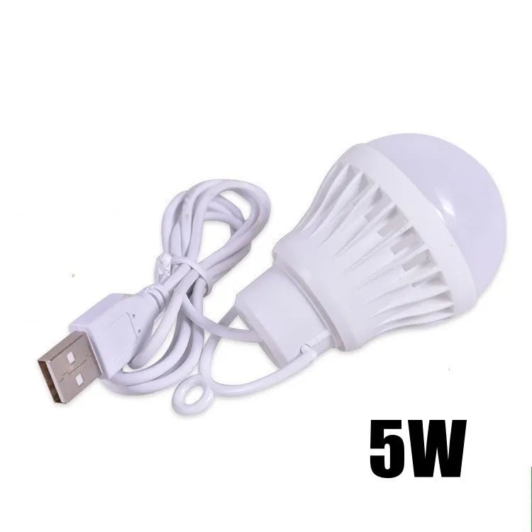 1/2pc 3W/5W/7W Usb Bulb Light Portable Lamp Led for Hiking Camping Tent Travel Work with Notebook Christmas for Home by Anti Spier