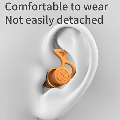 Silicone Noise-Canceling Earplugs for Sleeping - Reusable, Snore & Swimming Comfort, Quiet Night's Rest by Anti Spier