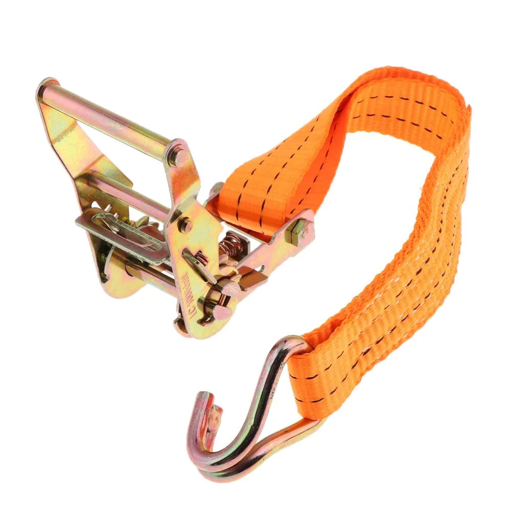 4 PK Ratchet Tie Down Straps 1.5" x 15 Feet 4,000 LB Safety J Hook Heavy Duty US by Anti Spier