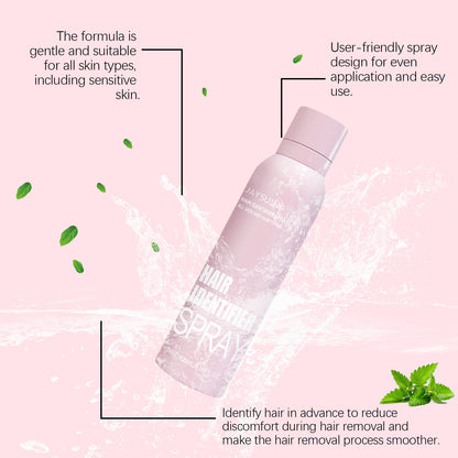 Hair Identifier Spray Set For Face Shaving Moisturizing Dermaplaner Spray For Face Shaving Skin Care by Anti Spier