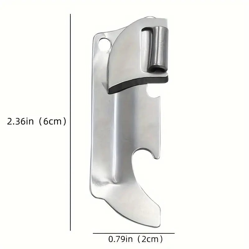 Stainless Steel Bottle Opener | 3pcs Stainless Steel Folding Bottle Opener Set | Versatile Manual, Ideal for Camping and Everyday Use, Includes 3 Interchangeable Grips, Camping Essentials, Sleek Metallic Finish, Durable Construction, Camping Accessories by Anti Spier