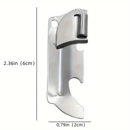 Stainless Steel Bottle Opener | 3pcs Stainless Steel Folding Bottle Opener Set | Versatile Manual, Ideal for Camping and Everyday Use, Includes 3 Interchangeable Grips, Camping Essentials, Sleek Metallic Finish, Durable Construction, Camping Accessories by Anti Spier