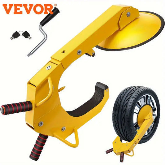 Wheel Lock Clamp, 1 Pack Trailer Wheel Lock, Heavy-Duty Anti Theft Tire Lock, Adjustable Tire Boot Lock, Trailer Wheel Locks for RV Trailers, Cars, Trucks, SUVs by Anti Spier