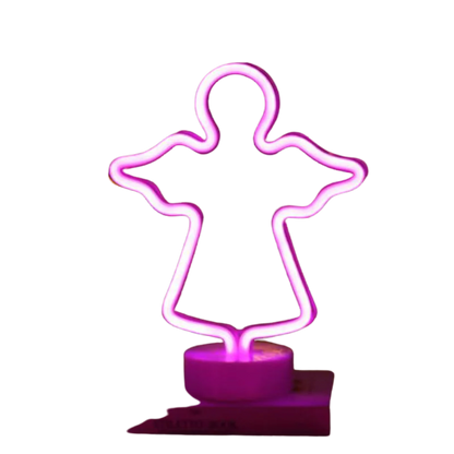 Tropical Nights Neon Deco Lights With Remote Control by Anti Spier