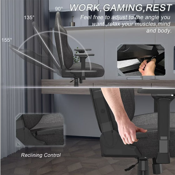Lumbar Support, Flip Armrests, Headrests, Desk Chairs by Anti Spier