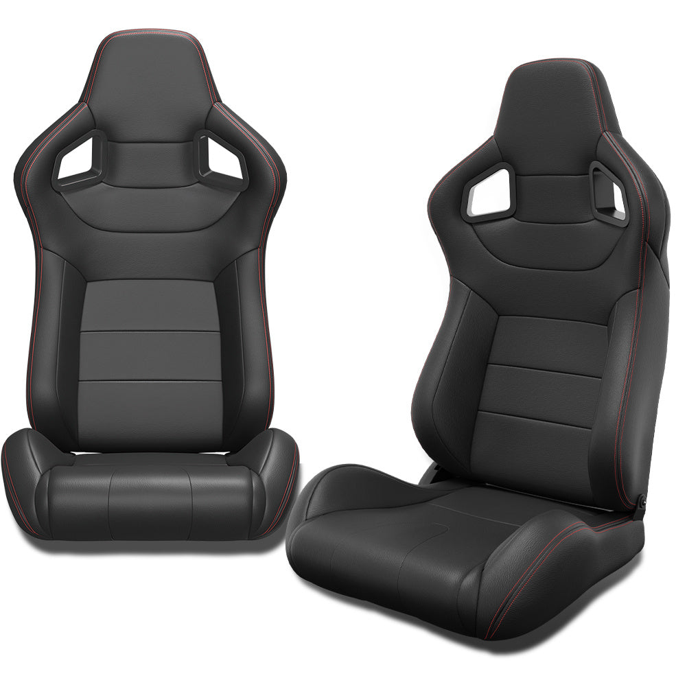 Two Universal Bucket Racing Seats -seat Bracket Not Included by Anti Spier