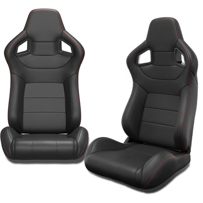Two Universal Bucket Racing Seats -seat Bracket Not Included by Anti Spier