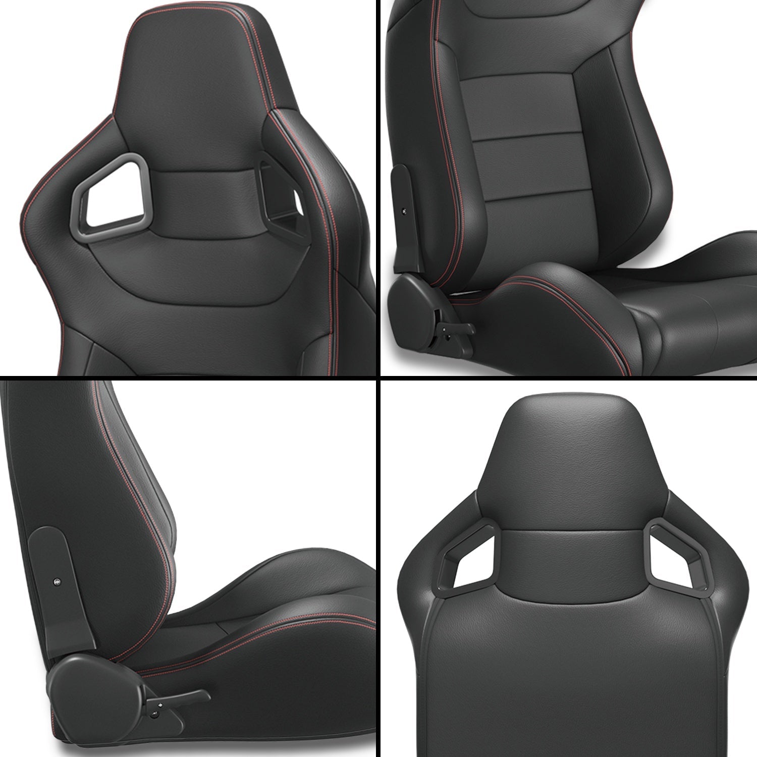 Two Universal Bucket Racing Seats -seat Bracket Not Included by Anti Spier
