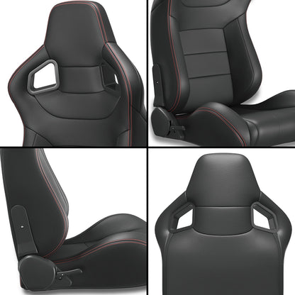 Two Universal Bucket Racing Seats -seat Bracket Not Included by Anti Spier