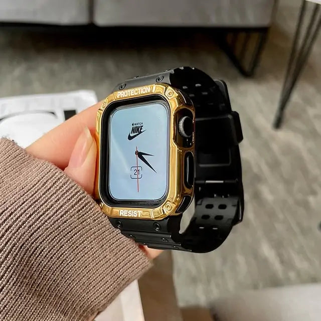 Watch Band & Case For iWatch Series 7 6 SE 5 by Anti Spier