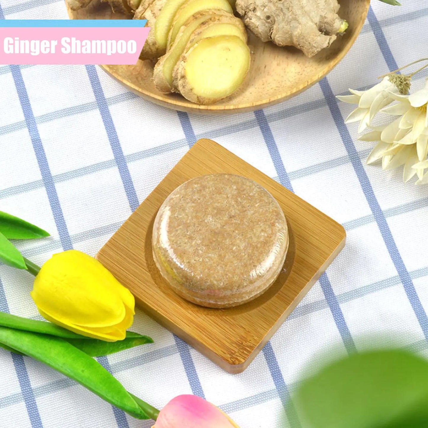 Ginger Polygonum Hair Growth Soap Shampoo by Anti Spier